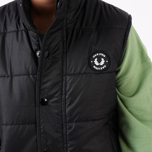 BLACK GILET JACKET